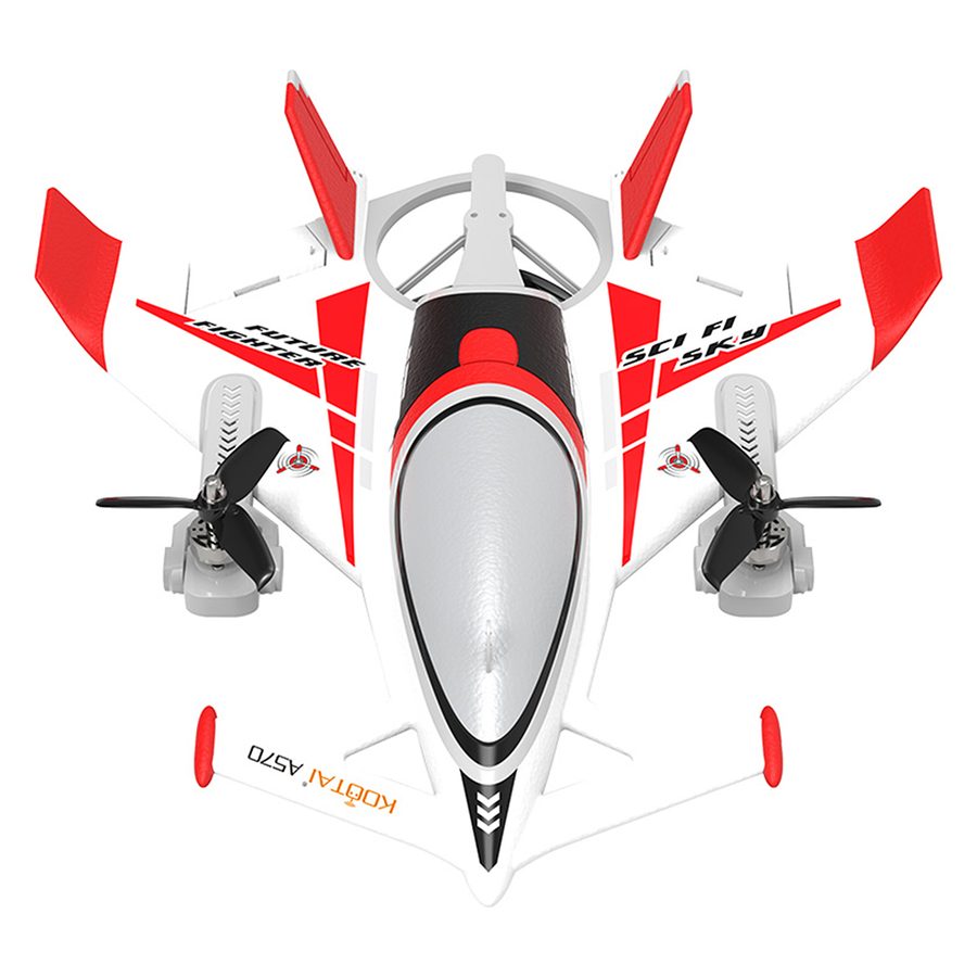 KOOTAI HOBBY FUN A570 RC Airplane 8-Channel Glider 3-axis Vector