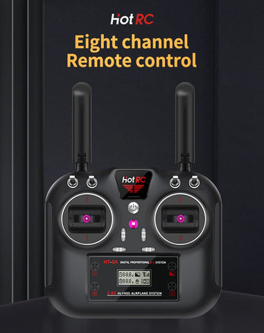 HOTRC HT-8A 8CH Transmitter +F-08A Receiver
