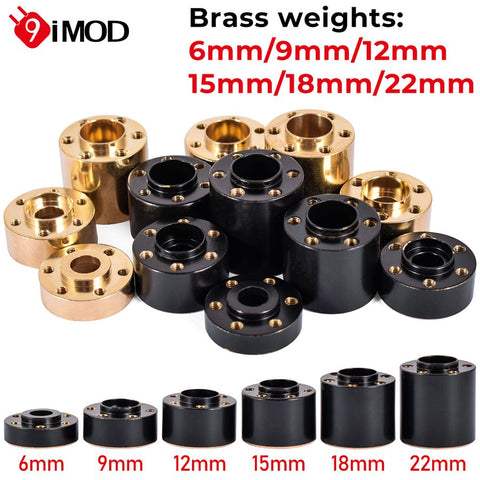 Rock Crawler 1.9 2.2 inch Wheel Hub Brass VP