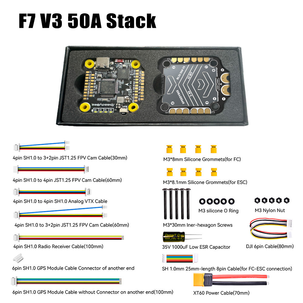 SpeedyBee F7 V3 Flight Controller - ICM42688 Gyro 128MB Blackbox