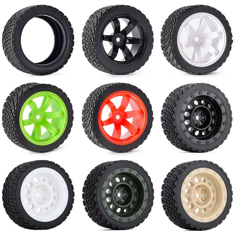 AUSTAR 1/10 RC Rally Tires 67mm 12mm Hex 4Pcs for HPI Tamiya