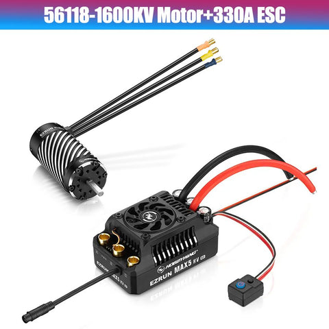 HOBBYWING 5690-2400KV Sensorless Brushless Motor +330A Sensored ESC