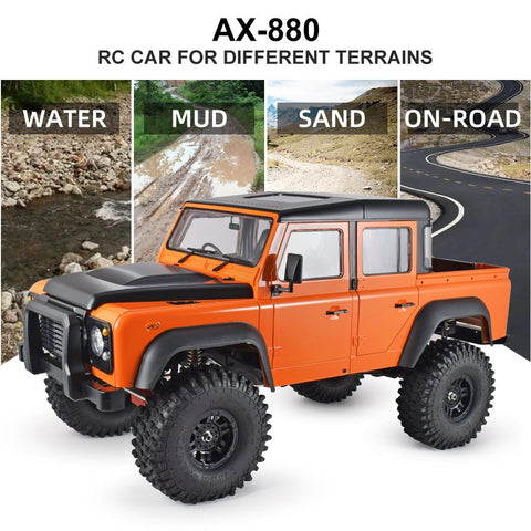 Car AUSTARHOBBY AX-8802 1/10 D130 Scale Rock Crawler RTR