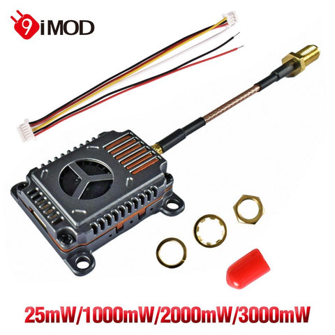 Airplane Parts 5.8GHz 3W FPV Camera 48CH 25/1000/2000/3000mW Drone