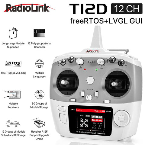 Transmitter Radiolink T12D+ Receiver 12 CH