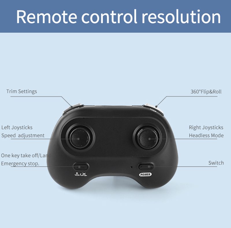 JJRC H95 2.4G Smart Drone Blue