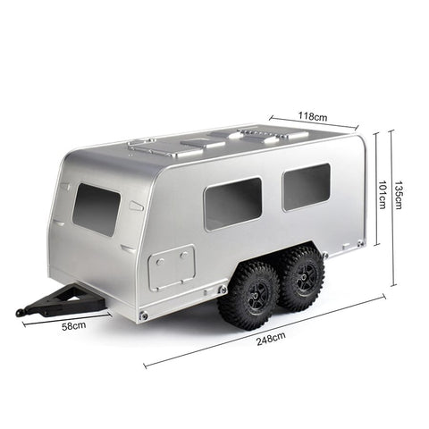 1/18 RC Crawler Travel Camper Trailer for TRX4M
