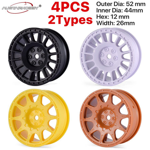 AUSTARHOBBY 1/10 Rally Wheels 4PCS