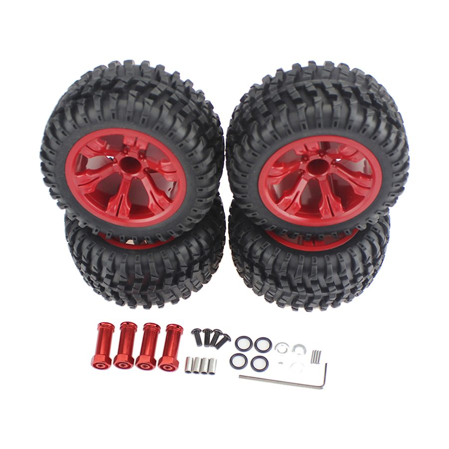 WLtoys 144001 124019 124018 Upgrade Tires Combo 4 Black Red