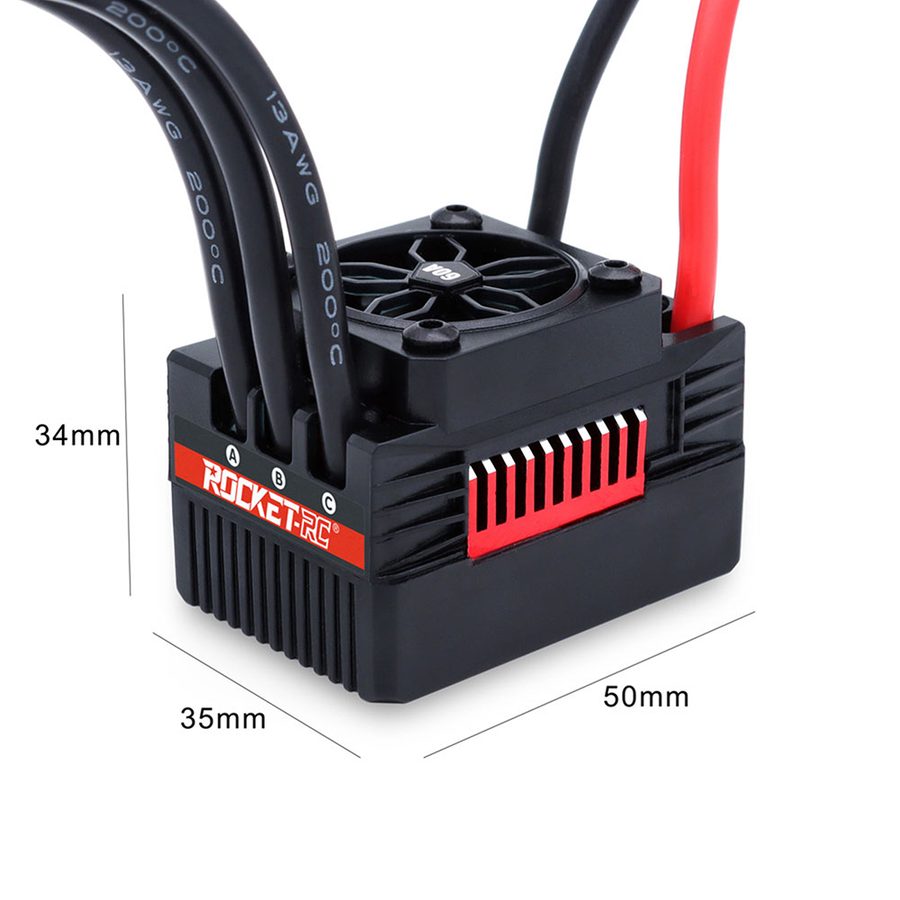 ROCKET V2 Series Brushless ESC for 1/10 RC Car (50A / 60A)