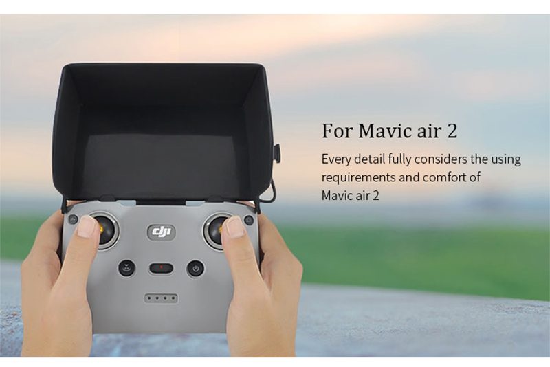 DJI Parts STARTRC Mavic Air 2 Transmitter Combo 1107856 Black + Metal