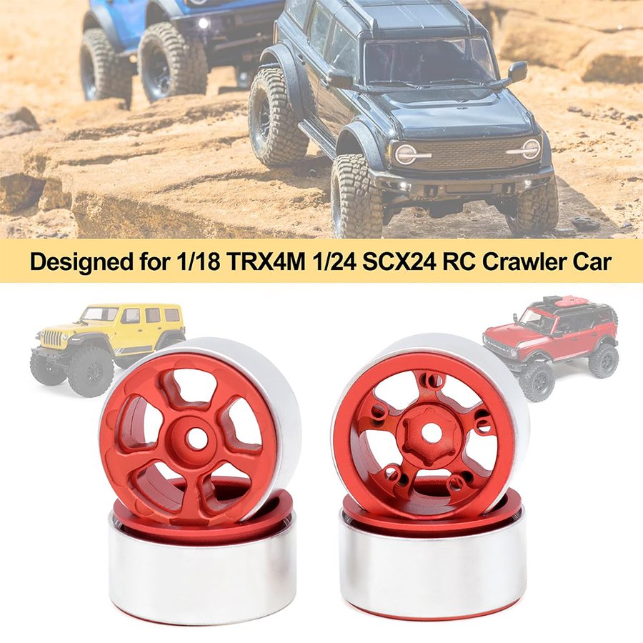 ZD Racing 1:24 1:18 Rock Crawler Aluminum Wheel Hub Set 4