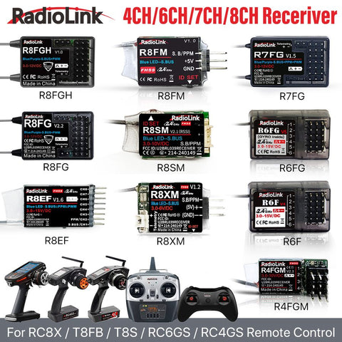 Airplane Parts Radiolink R8FGH/R8FG/R8EF/R8FM/R8SM/R8XM/R7FG/R6FG/R6F