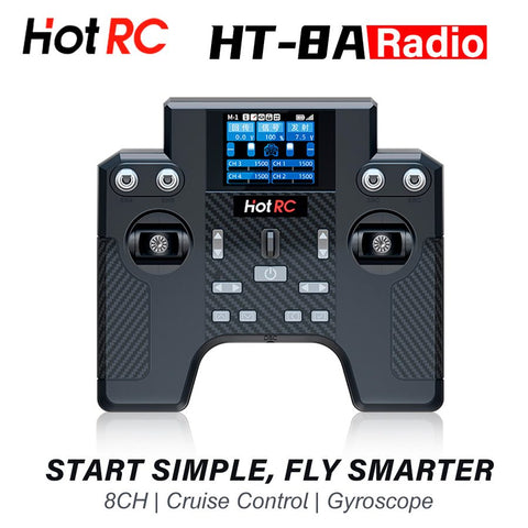 HOTRC HT-8A 8 Transmitter +F-08A Receiver