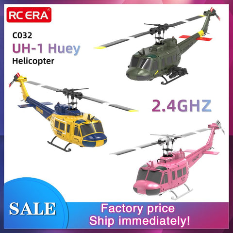 C032 1/48 3D 6CH Flybarless Helicopter UH-1