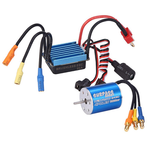 2430'7200KV Motor +25A ESC