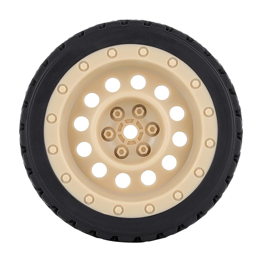 Austar 4PCS 12mm Hex 67mm RC Car Rubber Tires Wheel Rim