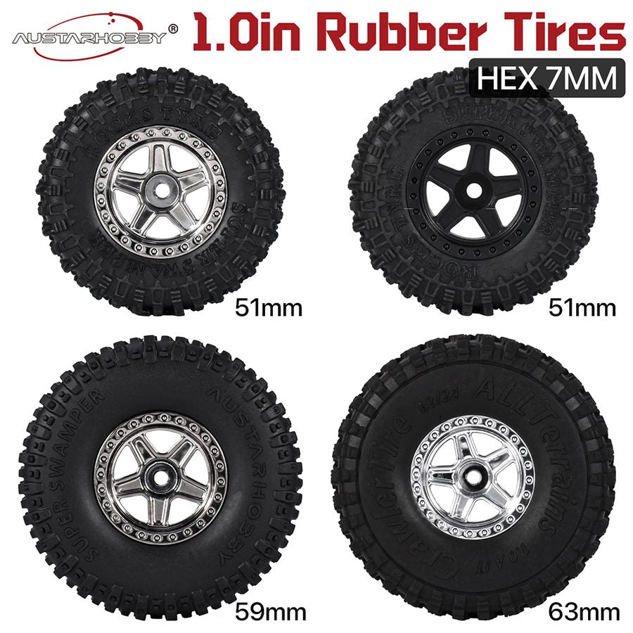 AUSTAR 1.0 inch Crawler Tires