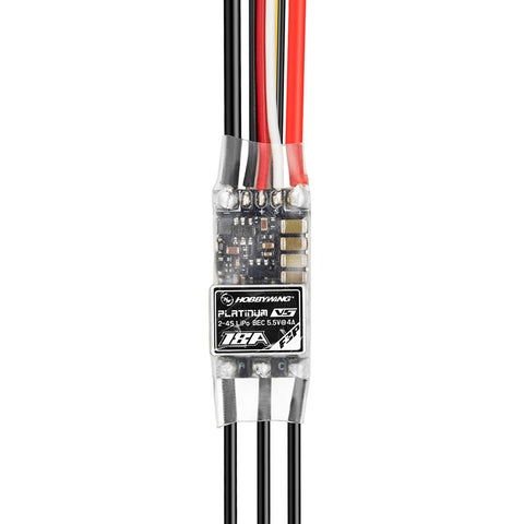 Airplane Parts Hobbywing PLATINUM 18A V5 F3P Brushless ESC