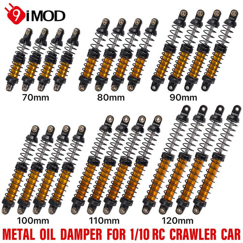 Spring Shock 1/10 Rock Crawler Metal Hydraulic Absorber TRX4 SCX10 90046