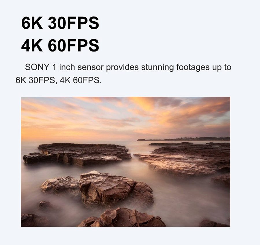 Hawkeye 6K Camera V6 PRO 1 inch HDMI AVUSB