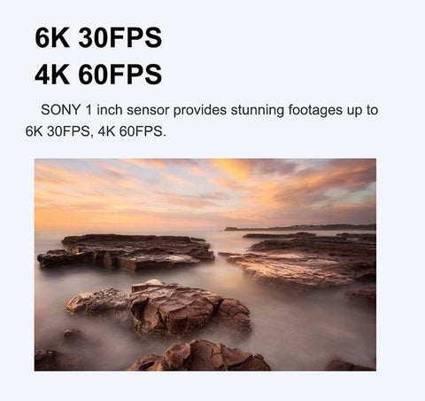 Hawkeye 6K Camera V6 PRO 1 inch HDMI AVUSB