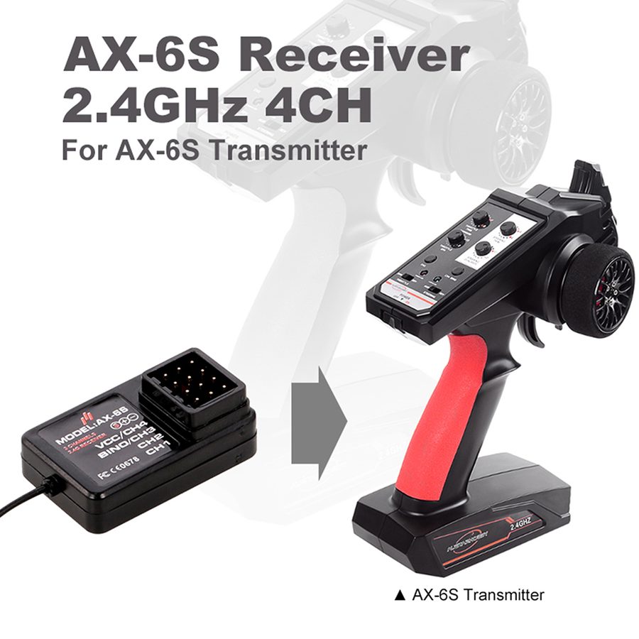 Transmitter AUSTAR 2.4GHz 4 CH Wire
