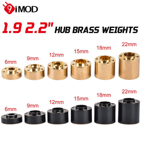 Rock Crawler 1.9 2.2 inch Wheel Hub Brass VP