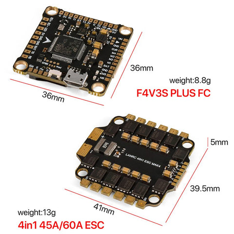 Airplane Parts F4 V3S Flight Controller / Stack