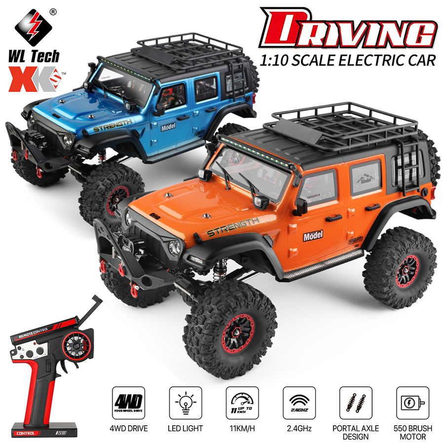 Car Wltoys 104010 1/10 Brushed 4WD Rock Crawler
