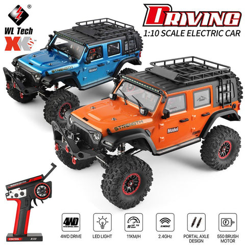 Car Wltoys 104010 1/10 Brushed 4WD Rock Crawler