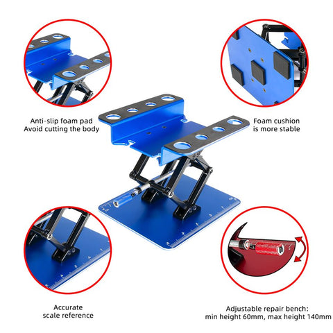 9IMOD RC Car Repair Stand Aluminium Alloy Work Station Assembly