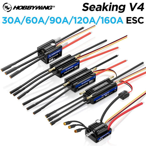 HOBBYWING Seaking 160A/120A/90A/60A/30A V4 Brushless ESC