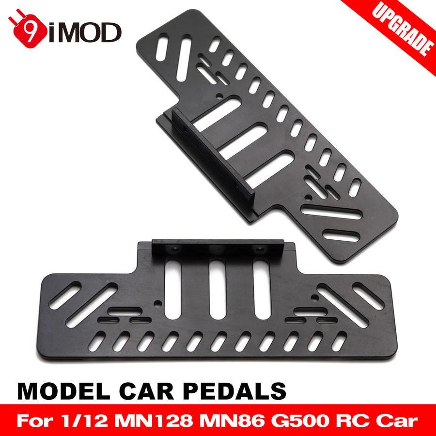 9IMOD 1/12 RC Car Metal Pedals Left & Right Pair for MN128 MN86 G500 Upgrade