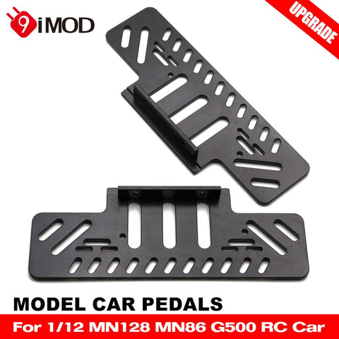9IMOD 1/12 RC Car Metal Pedals Left & Right Pair for MN128 MN86 G500 Upgrade