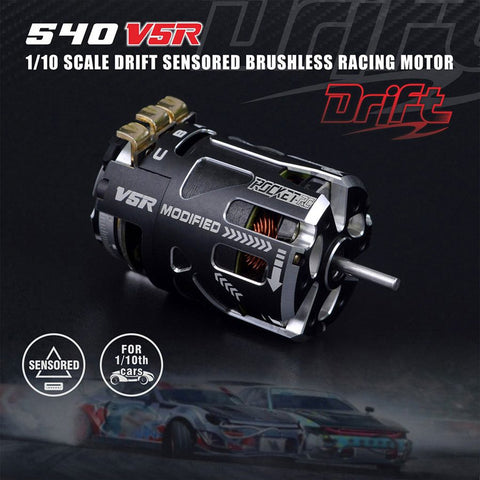 Rocket 540-V5R Sensored Brushless Motor 3.175mm Shaft Diameter 6.5T