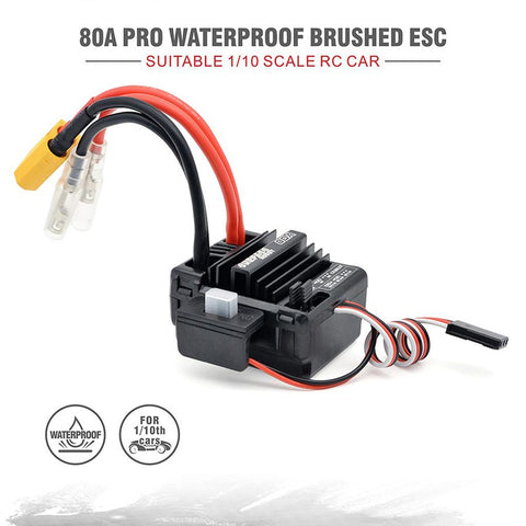 SURPASSHOBBY 550 BCD80A ESC +20T Brushed Motor 3-Slot