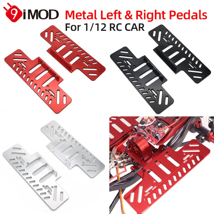 9IMOD 1/12 RC Car Metal Pedals Left & Right Pair for MN128 MN86 G500 Upgrade