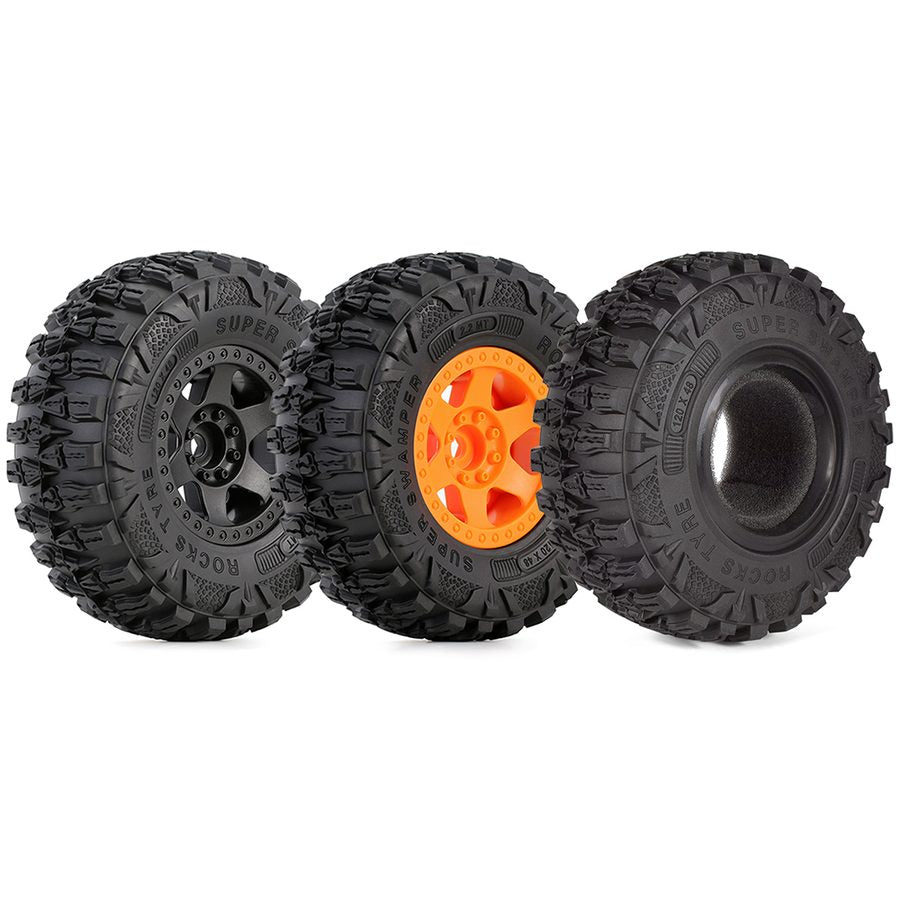 AUSTARHOBBY 2.2 inch Short Course Truck Tires 120*48mm 4