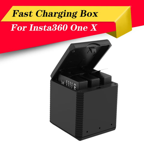 Insta360 Fast Charging Box 3-Battery Storage Charger with Type-C