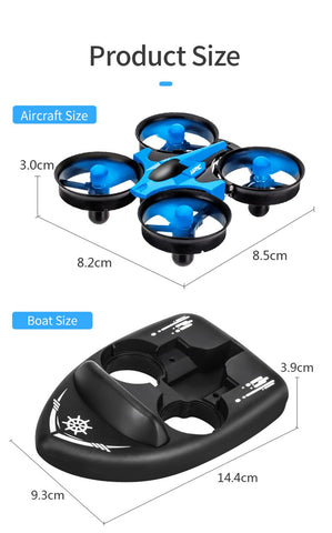 JJRC H36F Triphibian RC Drone Car Boat 2.4G Headless Mode