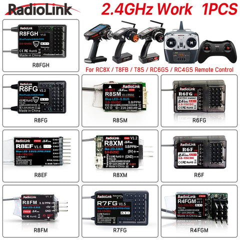 Airplane Parts Radiolink R8FGH/R8FG/R8EF/R8FM/R8SM/R8XM/R7FG/R6FG/R6F