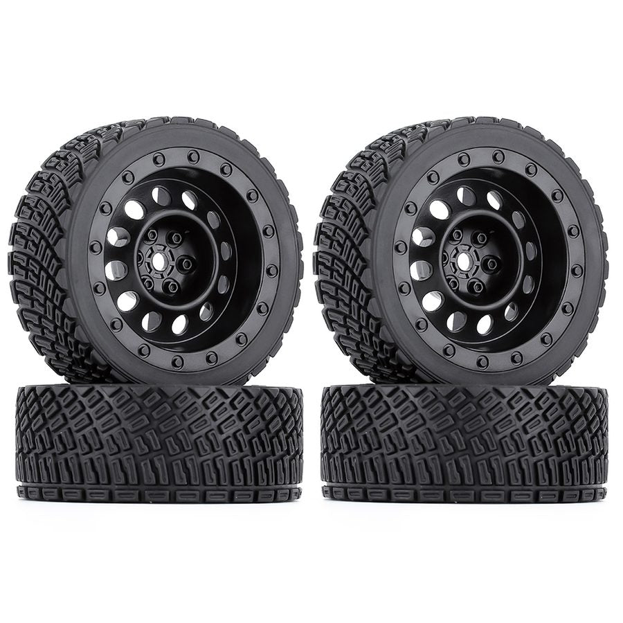 Austar 4PCS 12mm Hex 67mm RC Car Rubber Tires Wheel Rim