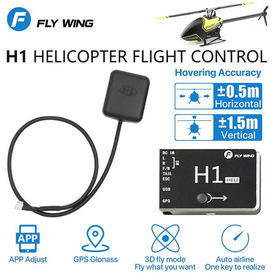 FLY WING H1 Helicopter Flight Controller HELI Standard For FW450L