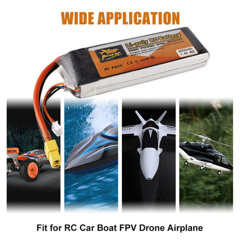 9IMOD 2S RC Lipo Battery 7.4V 4500/5000/6000mAh 45C T / XT60
