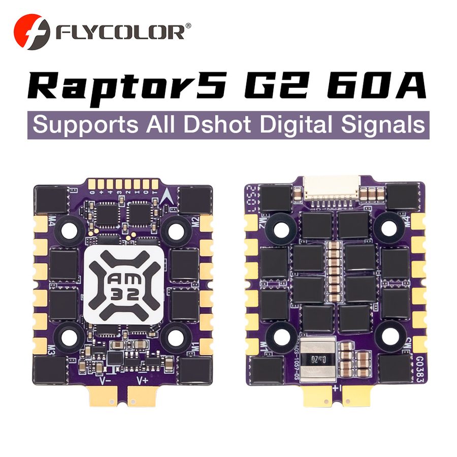Flycolor Raptor 5 Raptor5 G2 60A ESC AM32
