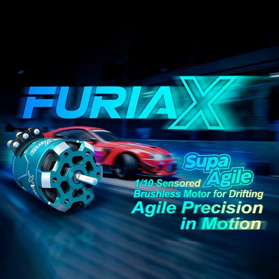 SKYRC FuriaX Supa Agile-1/10 Sensored Brushless Drift Car Motor