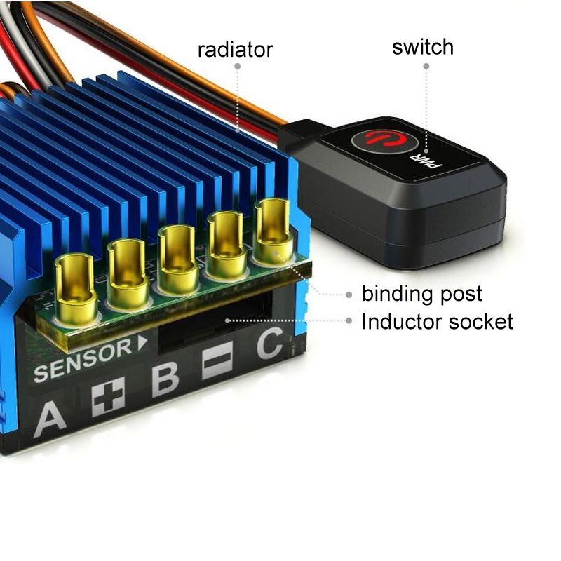 SKYRC TS50 SK-300060-01 50A/300A Brushless ESC for 1/10 Buggy & Touring Car