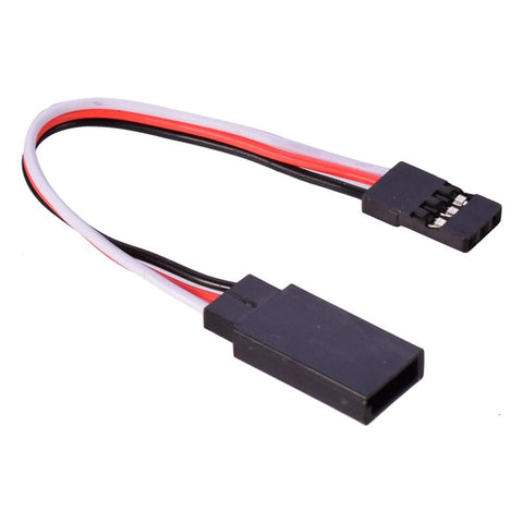 100mm RC Extension Cable /FUTABA JR Male/Female Servo White/Red/Black 10