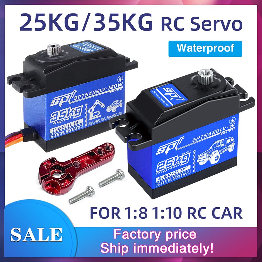 SPT5435LV 35KG Digital Servo 180 Degree Metal Gear for RC Car